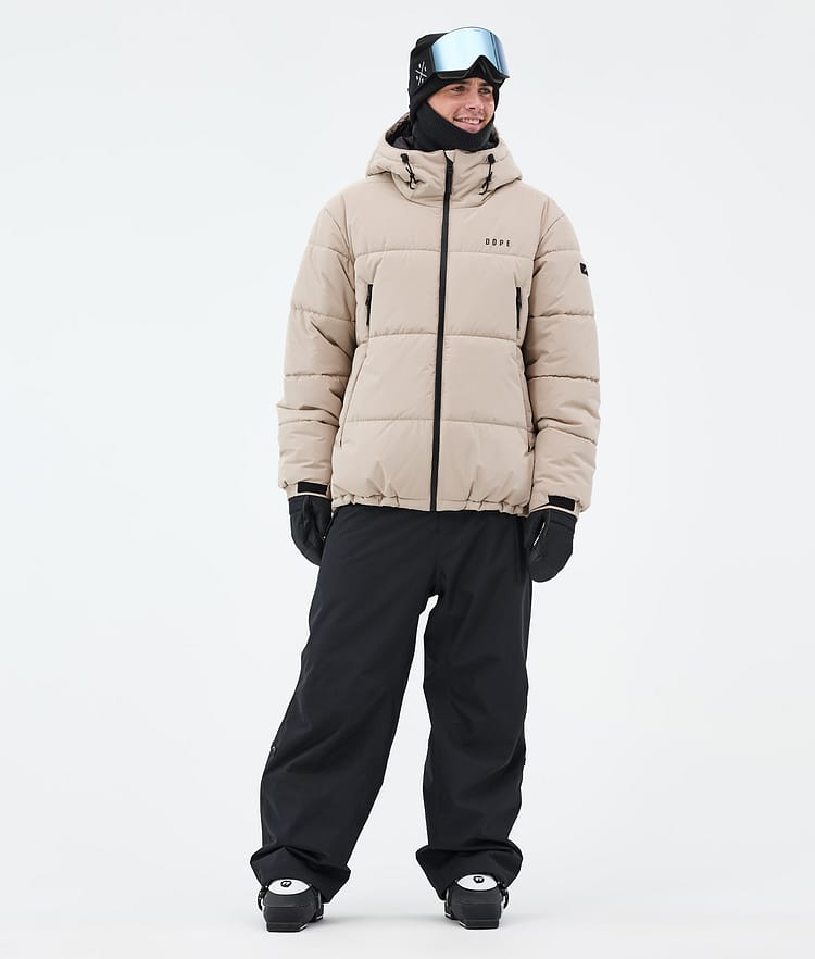 Dope Puffer Ski Jacket Men Sand, Image 3 of 9