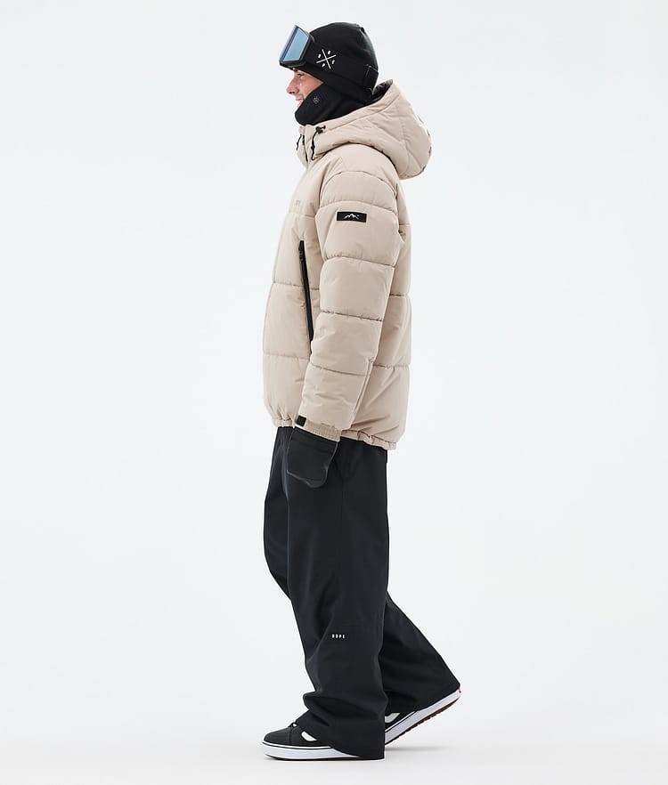 Dope Puffer Snowboard Jacket Men Sand, Image 4 of 9