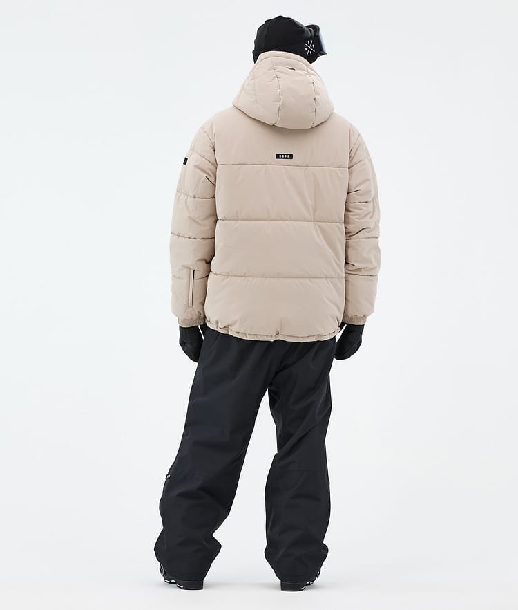 Dope Puffer Ski Jacket Men Sand, Image 5 of 9