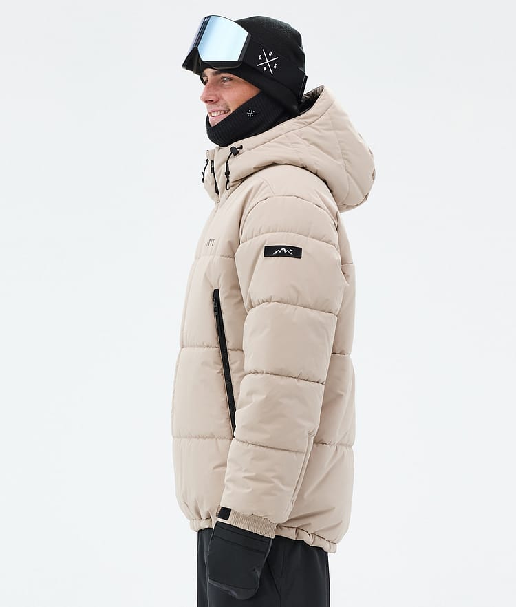 Dope Puffer Ski Jacket Men Sand, Image 6 of 9