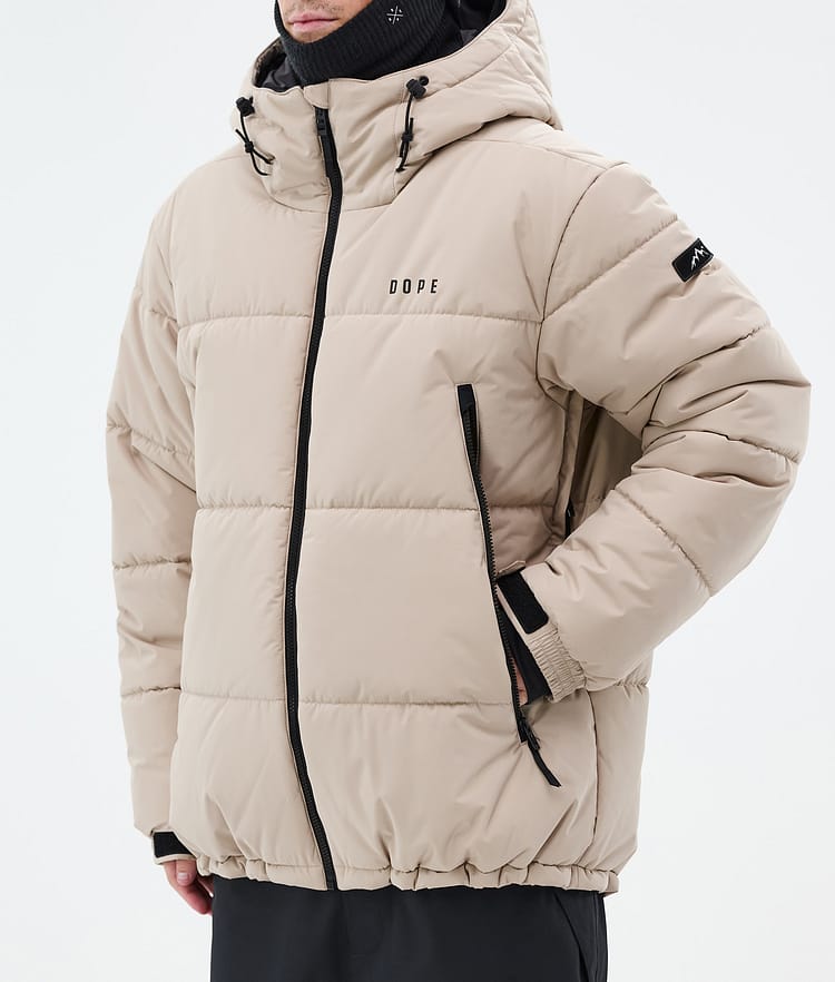 Dope Puffer Ski Jacket Men Sand, Image 8 of 9