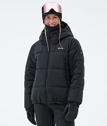 Dope Puffer W 25 Full Zip Skijakke Dame Black