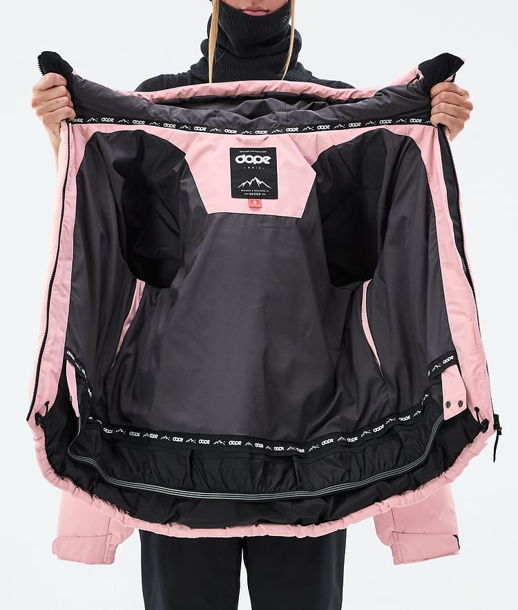 Dope Puffer W Snowboard Jacket Women Soft Pink, Image 9 of 9