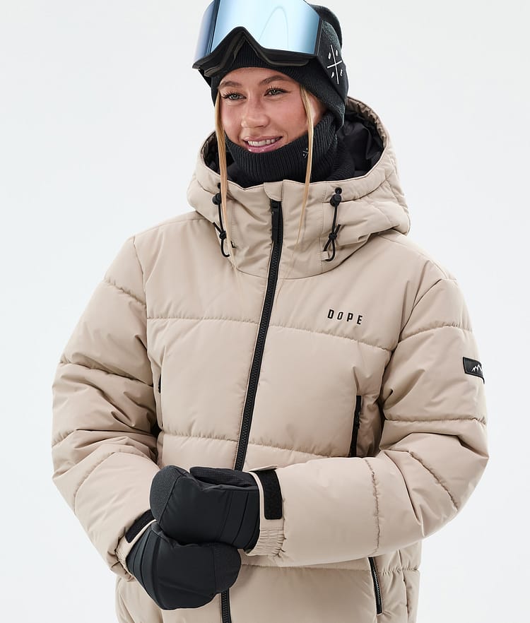 Dope Puffer W Snowboard Jacket Women Sand, Image 2 of 9