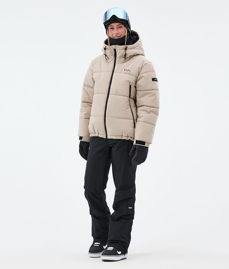 Dope Puffer W Snowboard Jacket Women Sand, Image 3 of 9