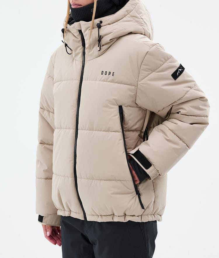 Dope Puffer W Snowboard Jacket Women Sand, Image 8 of 9