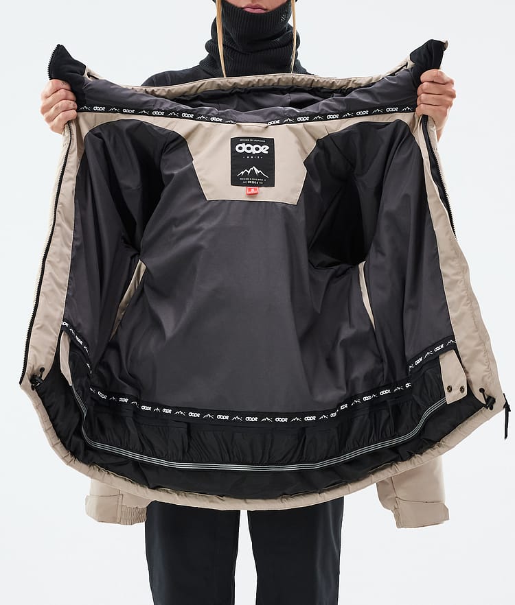 Dope Puffer W Snowboard Jacket Women Sand, Image 9 of 9