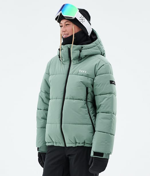 Dope Puffer W Veste Snowboard Femme Faded Green