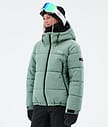 Dope Puffer W Snowboard Jacket Women Faded Green