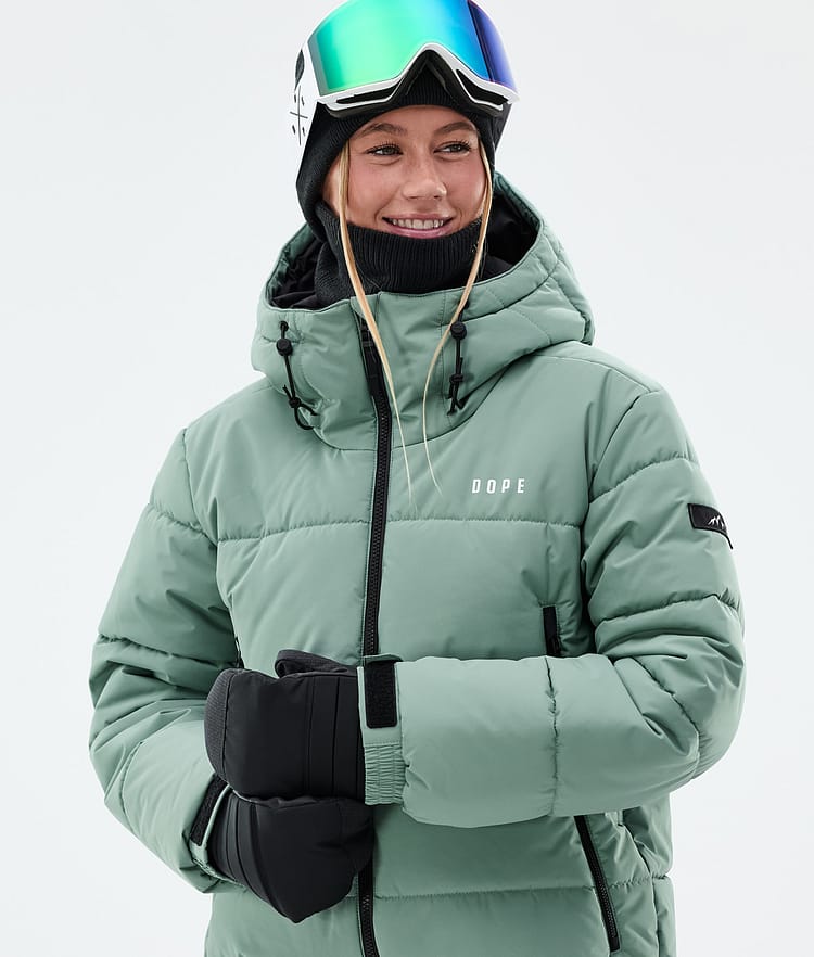 Dope Puffer W Ski Jacket Women Faded Green, Image 2 of 9