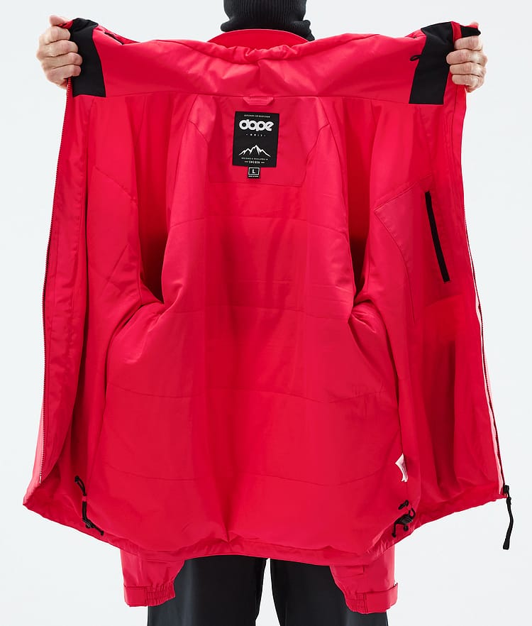 Dope JT Spartan Giacca Sci Uomo Red/Black, Immagine 9 di 9