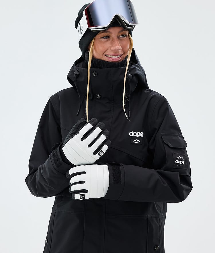 Dope Ace Ski Gloves Whitish, Image 3 of 4