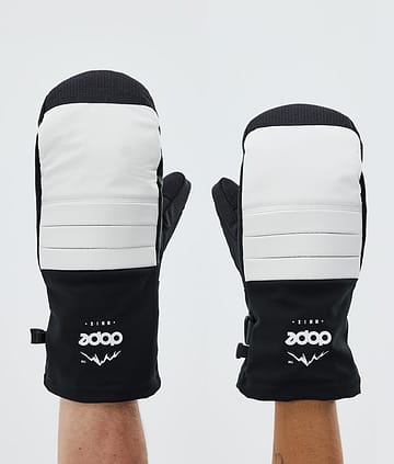 Dope Ace Snow Mittens Whitish