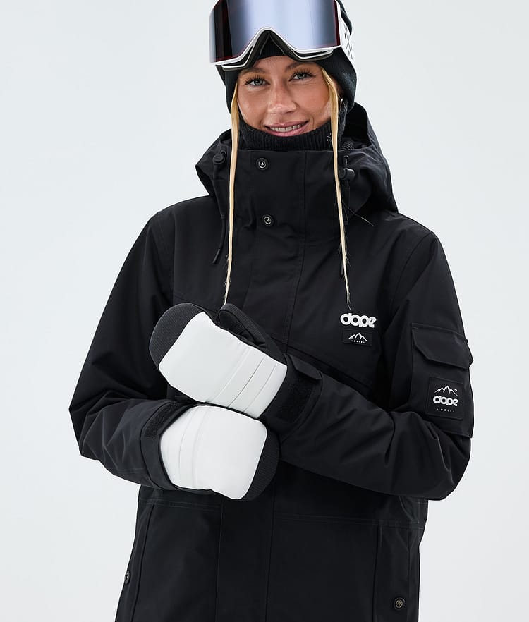 Dope Ace Snow Mittens Whitish, Image 3 of 4