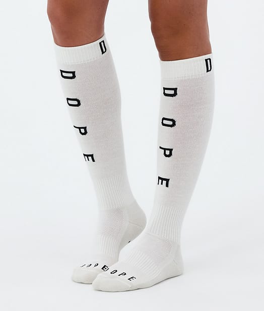 Dope Essential Ski Socks White