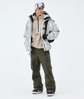 Dope Spartan Snowboard Outfit Fakewood/Olive Green