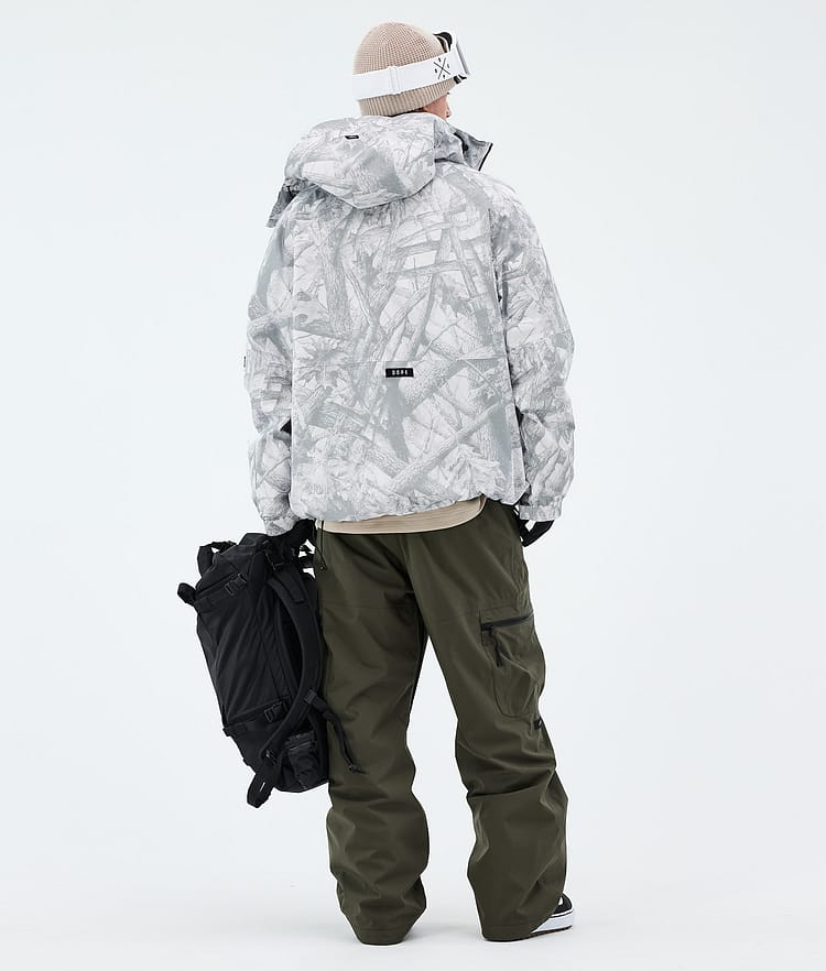 Dope Spartan Snowboard Outfit Men Fakewood/Olive Green, Image 2 of 2