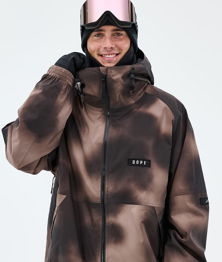 Dope Spartan Ski Jacket Men Brown Tiedye, Image 4 of 8