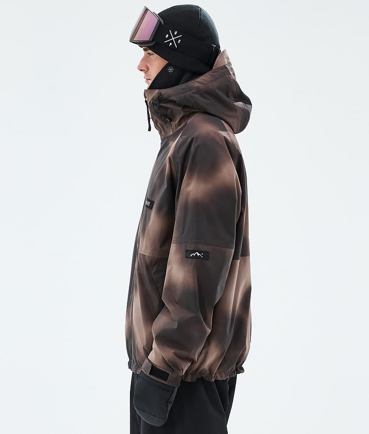 Dope Spartan Snowboard Jacket Men Brown Tiedye, Image 5 of 8