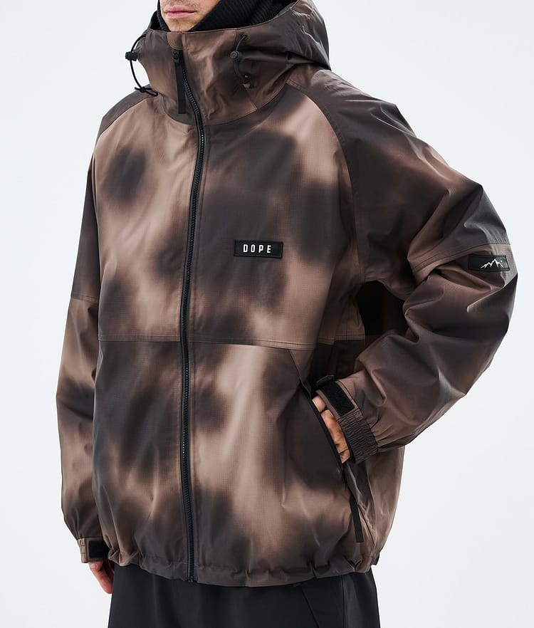 Dope Spartan Ski Jacket Men Brown Tiedye, Image 7 of 8
