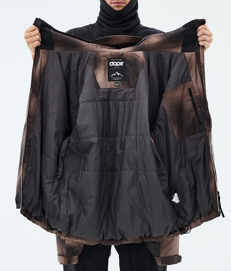 Dope Spartan Ski Jacket Men Brown Tiedye, Image 8 of 8