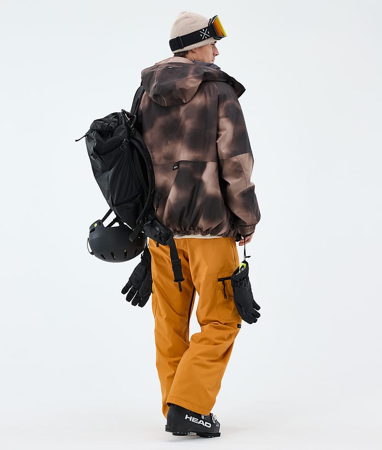 Dope Spartan Ski Outfit Men Brown Tiedye/Light Rust, Image 2 of 2