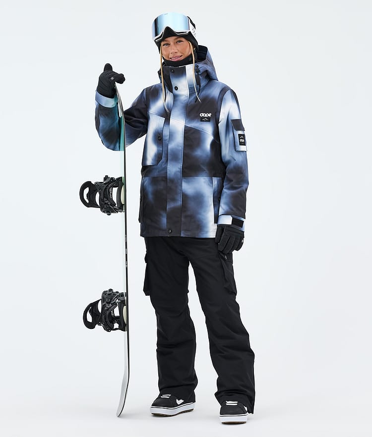 Dope Adept W Bunda na Snowboard Dámské Dark Blue Tiedye, Image 2 of 9