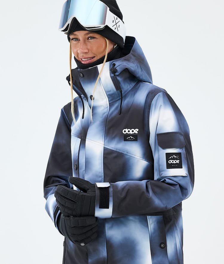 Dope Adept W Bunda na Snowboard Dámské Dark Blue Tiedye, Image 4 of 9