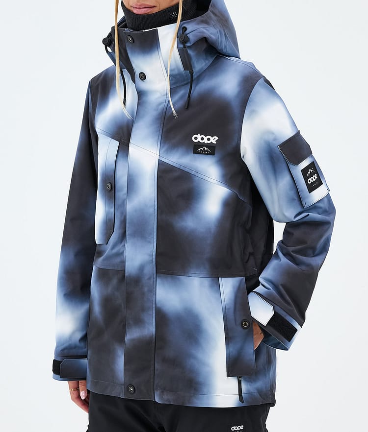 Dope Adept W Bunda na Snowboard Dámské Dark Blue Tiedye, Image 7 of 9