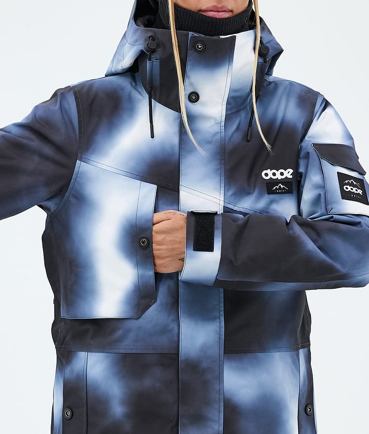 Dope Adept W Bunda na Snowboard Dámské Dark Blue Tiedye, Image 8 of 9