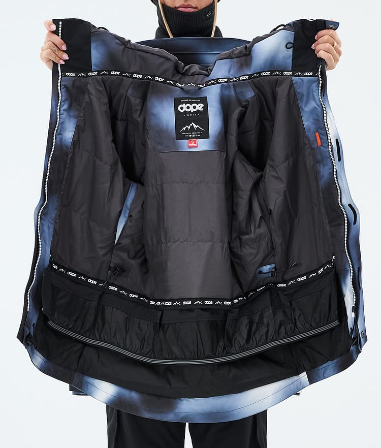 Dope Adept W Bunda na Snowboard Dámské Dark Blue Tiedye, Image 9 of 9