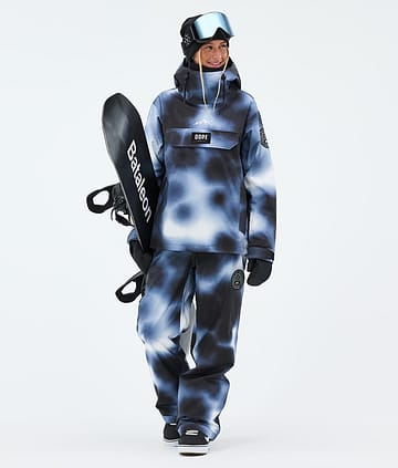 Dope Blizzard W Snowboard Outfit Dark Blue Tiedye