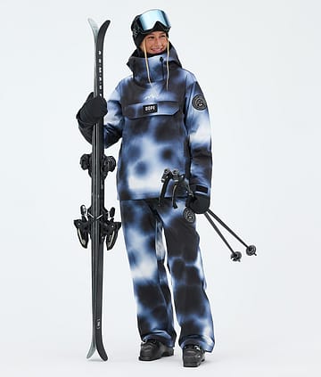 Dope Blizzard W Ski Outfit Dark Blue Tiedye
