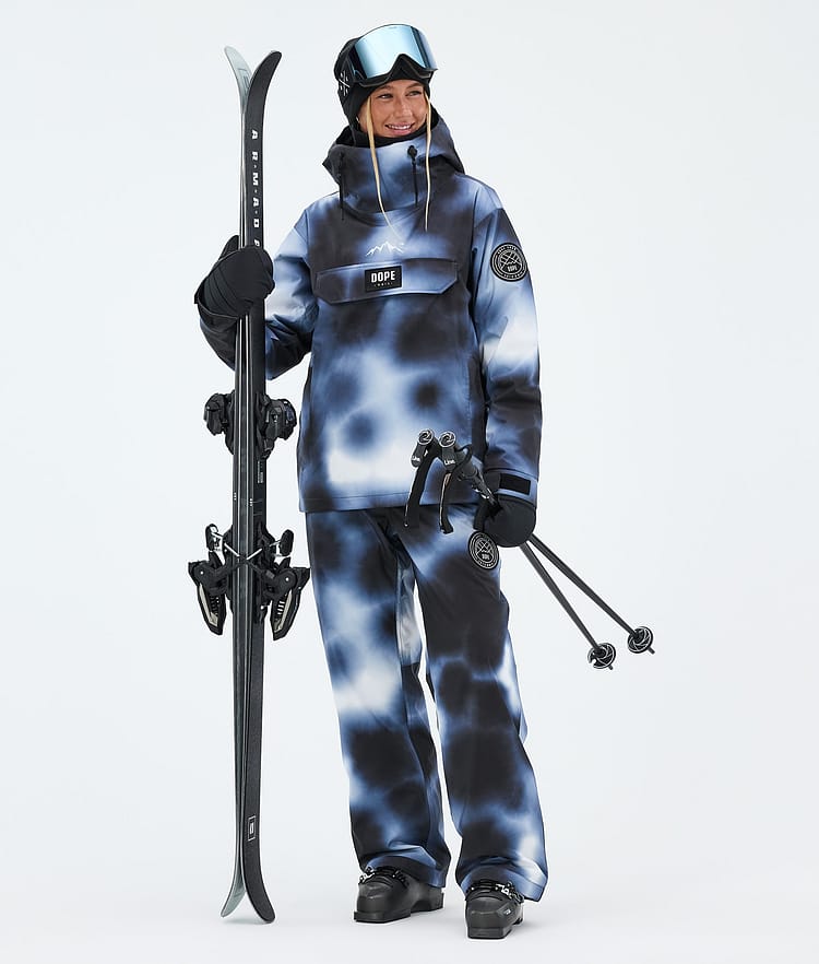 Dope Blizzard W Kurtka Narciarska Kobiety Dark Blue Tiedye, Image 2 of 8