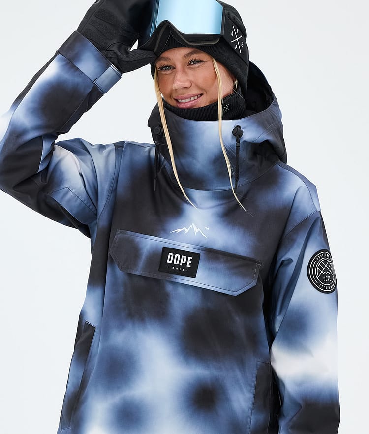Dope Blizzard W Kurtka Narciarska Kobiety Dark Blue Tiedye, Image 4 of 8