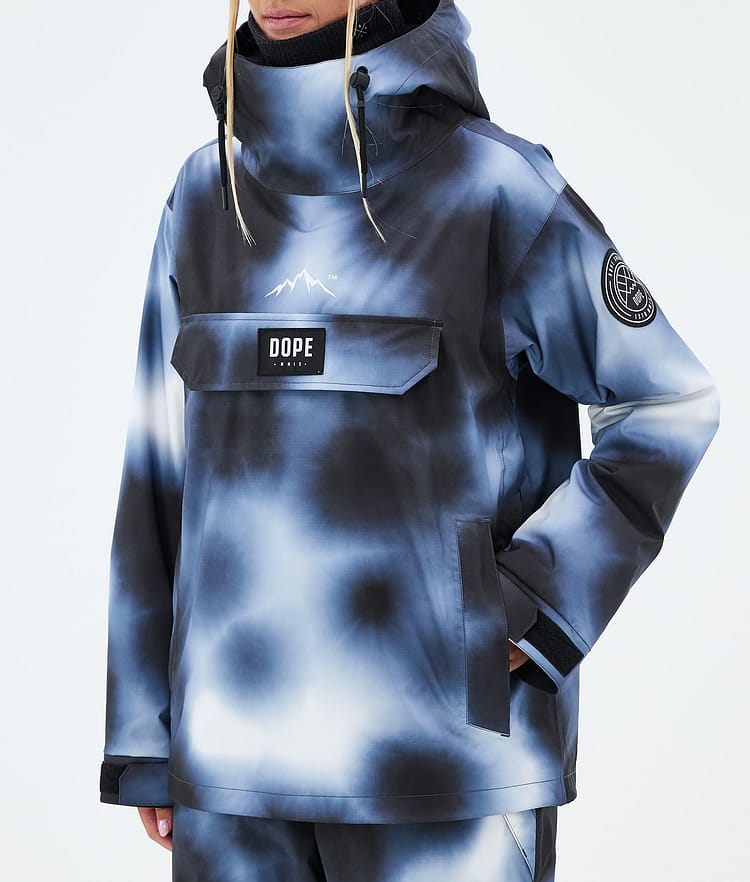 Dope Blizzard W Kurtka Narciarska Kobiety Dark Blue Tiedye, Image 7 of 8