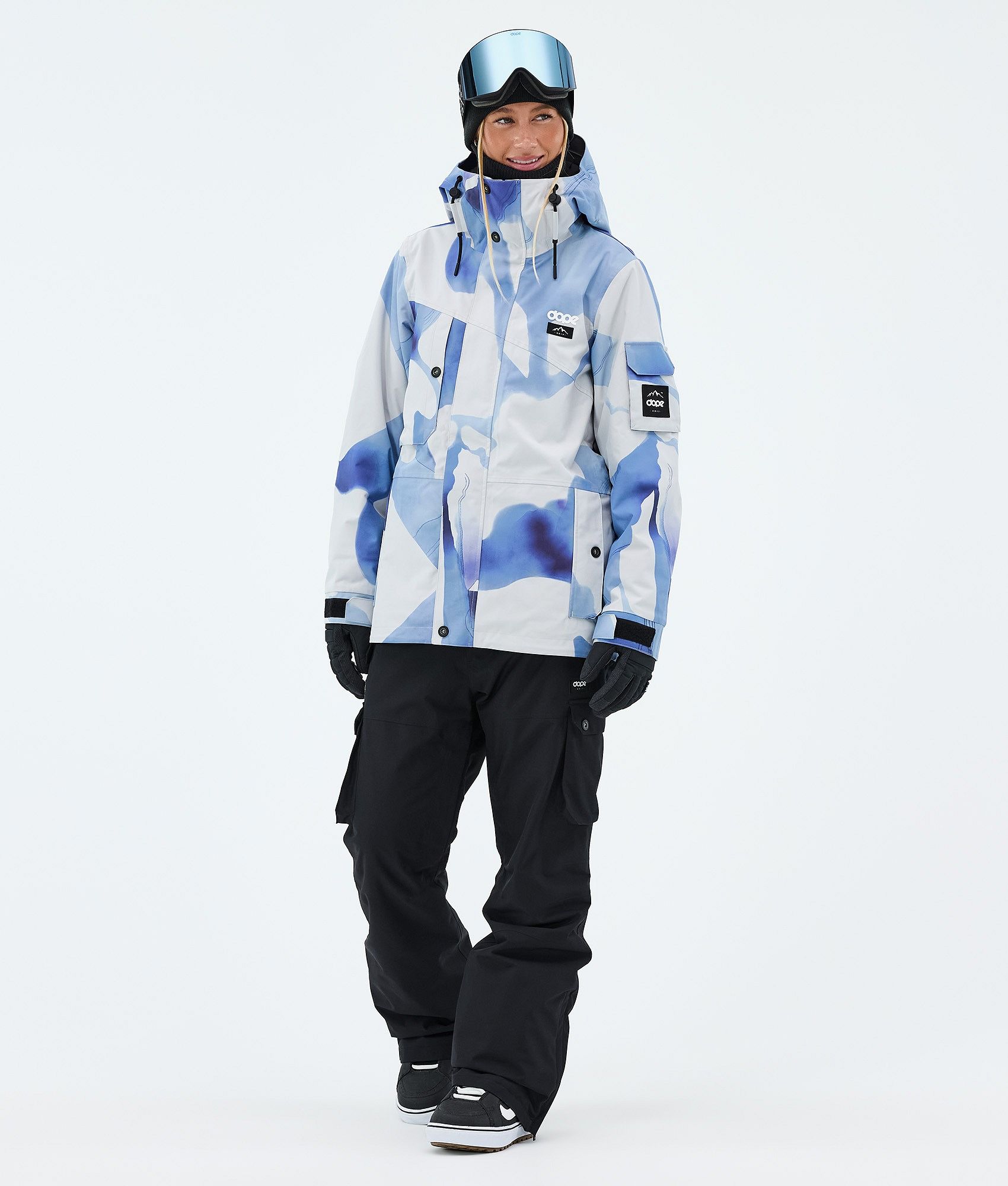 Dope Adept W/Iconic W Outfit Snowboardowy Kobiety - Blue Ice/Blackout