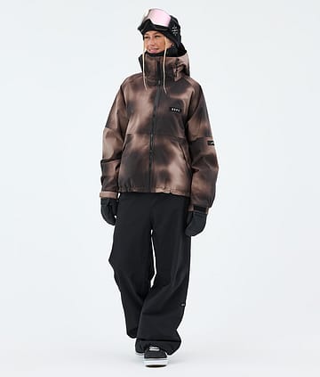 Dope Spartan W Snowboard Outfit Brown Tiedye/Black