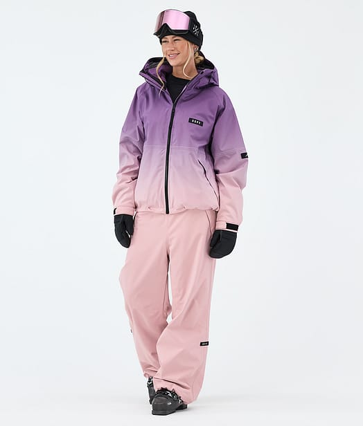 Dope Spartan W Ski Outfit Plum/Soft Pink