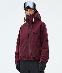 Dope Spartan W Chaqueta Snowboard Mujer Burgundy
