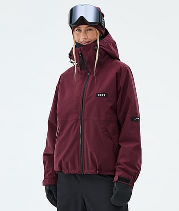 Dope Spartan W Lyžařská Bunda Burgundy