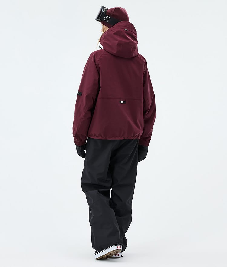 Dope Spartan W Snowboardjakke Dame Burgundy, Image 3 of 8