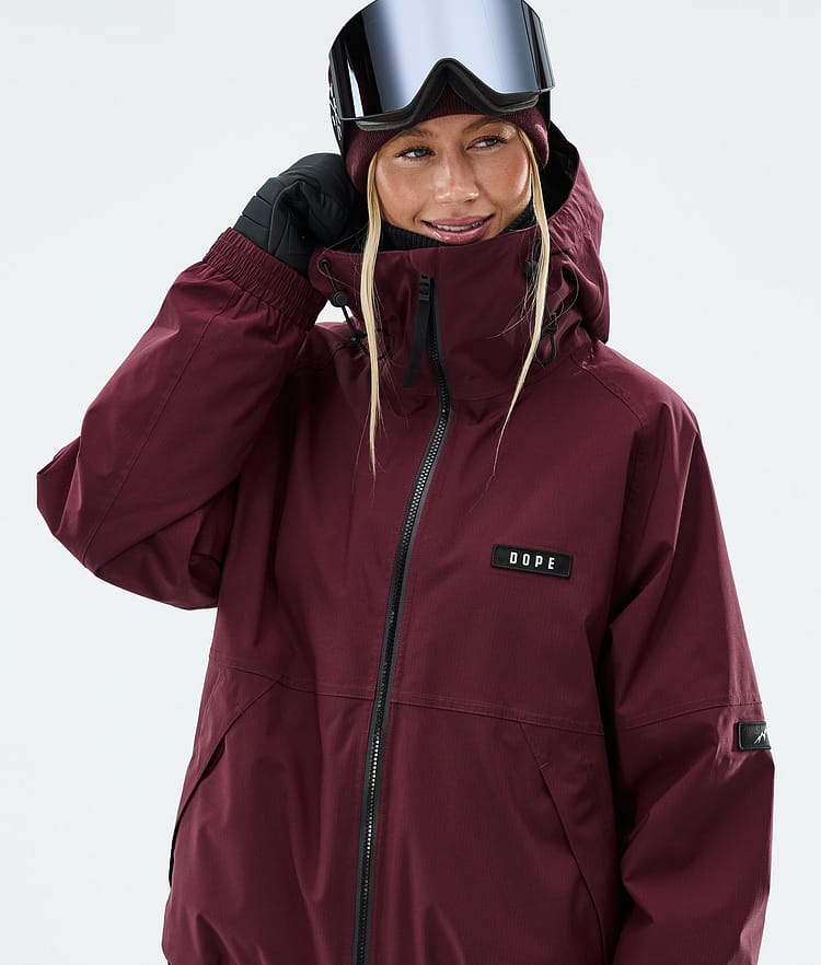 Dope Spartan W Snowboardjakke Dame Burgundy, Image 4 of 8