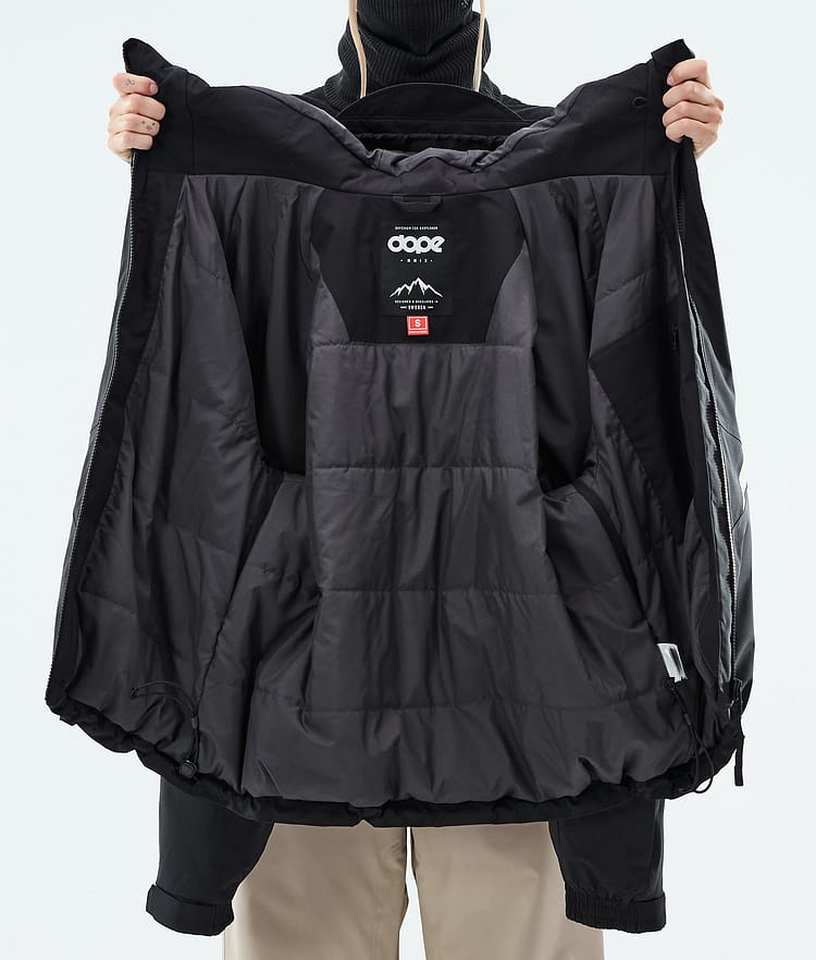 Dope Spartan W Snowboardjakke Dame Spike Black/Sand, Image 8 of 8