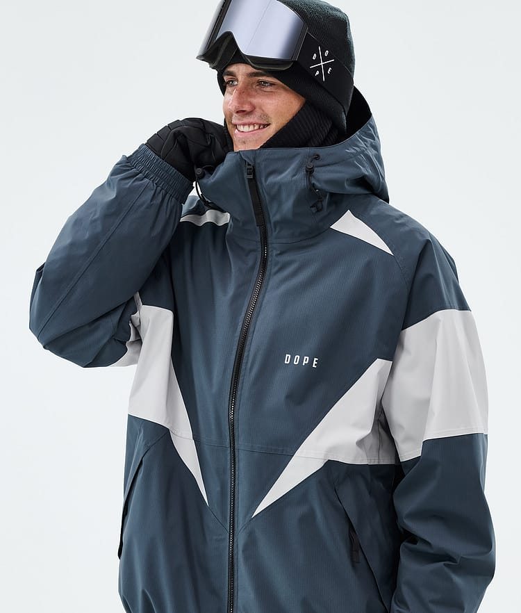 Dope Spartan Snowboardjakke Herre Spike Metal Blue/Light Grey, Image 4 of 8