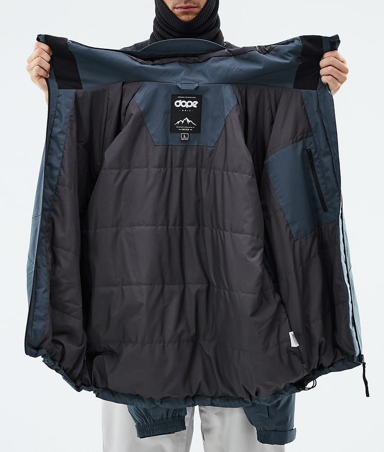 Dope Spartan Snowboardjakke Herre Spike Metal Blue/Light Grey, Image 8 of 8