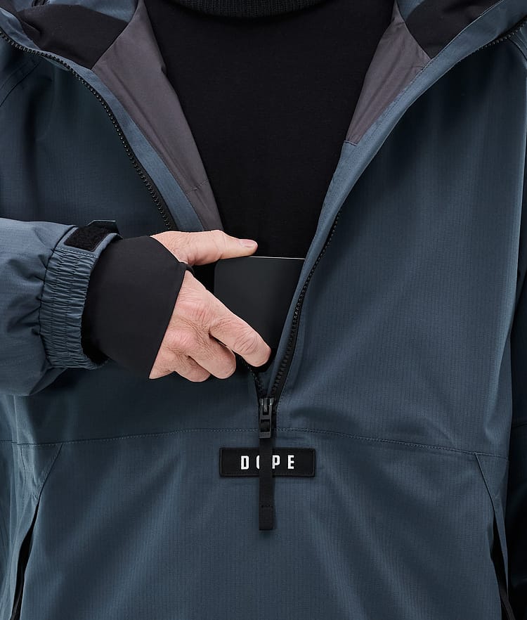 Dope Arnok Snowboard Jacket Men Metal Blue, Image 8 of 8
