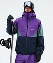 Dope Spartan Chaqueta Snowboard Hombre Sport Vivid Purple/Atlantic/Dark Blue