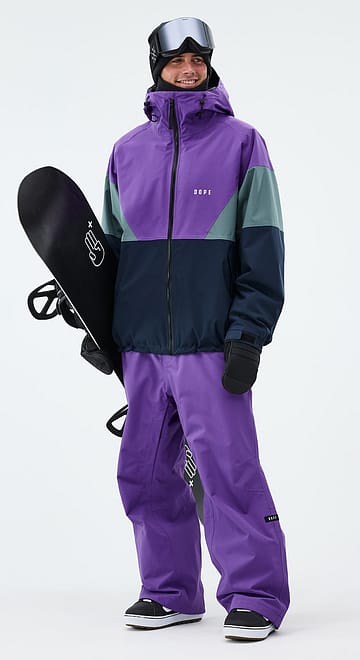 Dope Spartan Outfit Snowboard Vivid Purple/Atlantic/Dark Blue