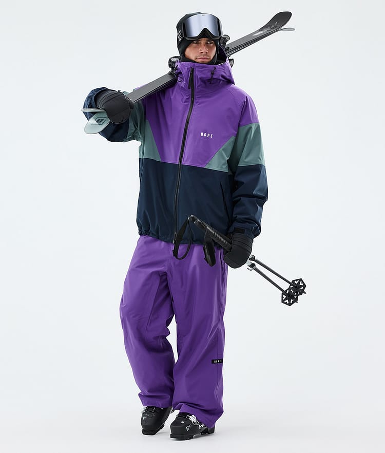 Dope Spartan Giacca Sci Uomo Sport Vivid Purple/Atlantic/Dark Blue, Image 2 of 8